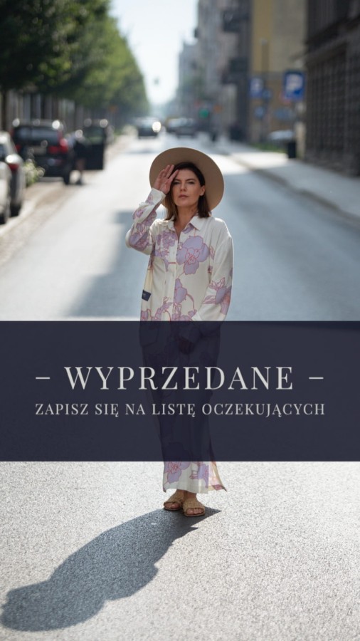 SUKIENKA KOSZULOWA LATO - KWIATY