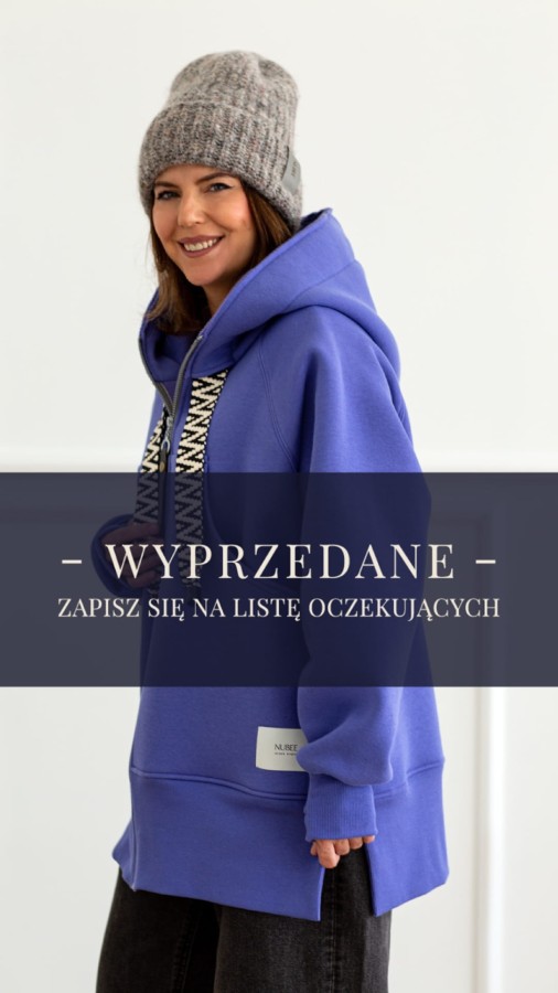BLUZA ROZPINANA KANG00 EXTEND - VERY PERI