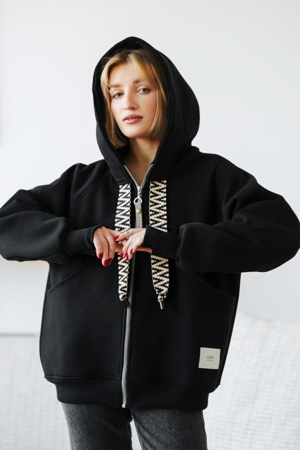 BLUZA KANG00 DŁUGA (62) CZARNY