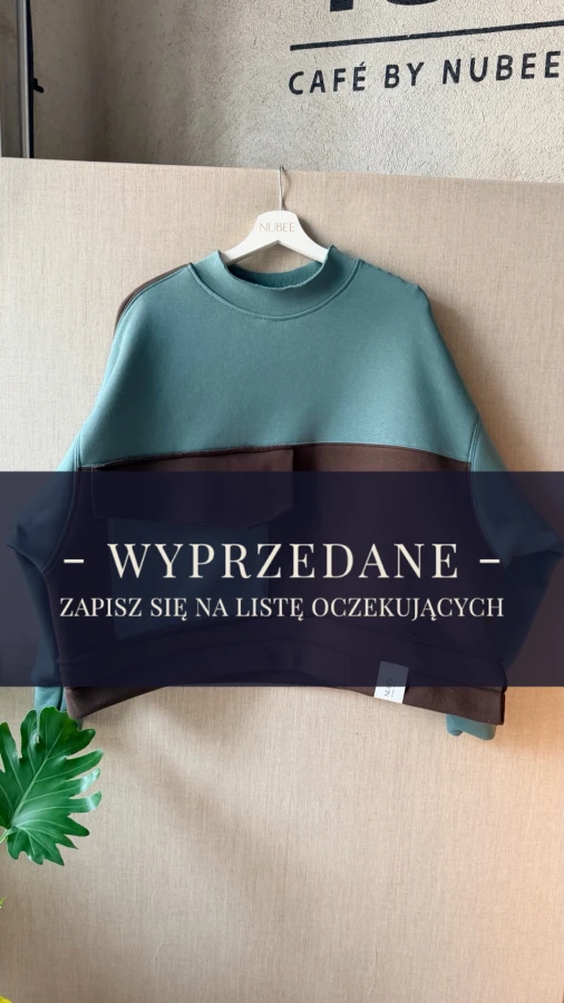 BLUZA MONO STÓJKA UNIKAT