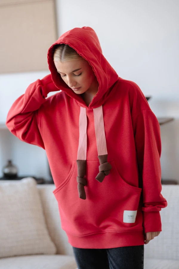 BLUZA MOJEGO CHŁOPAKA - MALINA