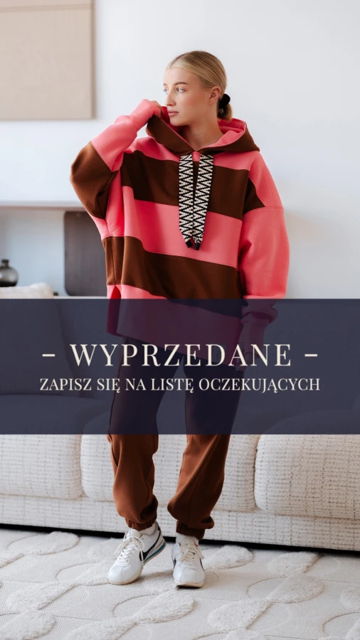 BLUZA KAPTUR ZERAYA - PASKI MAGNOLIA + TOFFIE