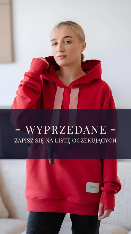 BLUZA MOJEGO CHŁOPAKA - MALINA