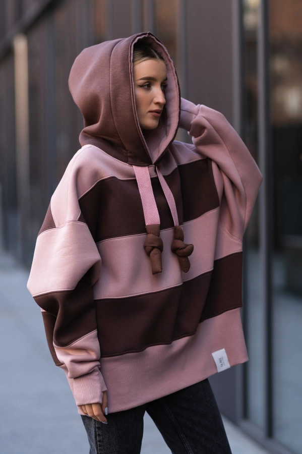 BLUZA KAPTUR ZERAYA / SPINX + JESIENNA CZEKOLADA