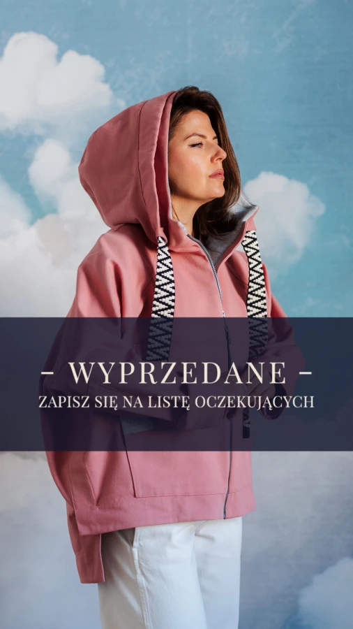 WIOSENNA KURTKA HOOBEE DENIM RÓŻ