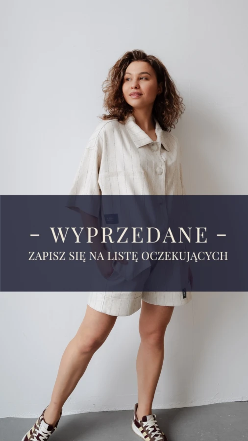 Nowy model. Koszula krótka - Len/Viskoza