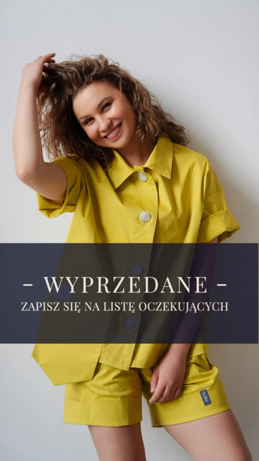 Nowy model. Koszula długa. Limonka