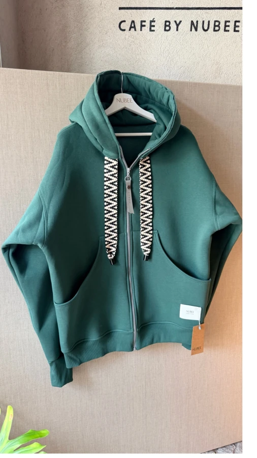 BLUZA MOJEGO CHLOPAKA ROZPINANA - FOREST