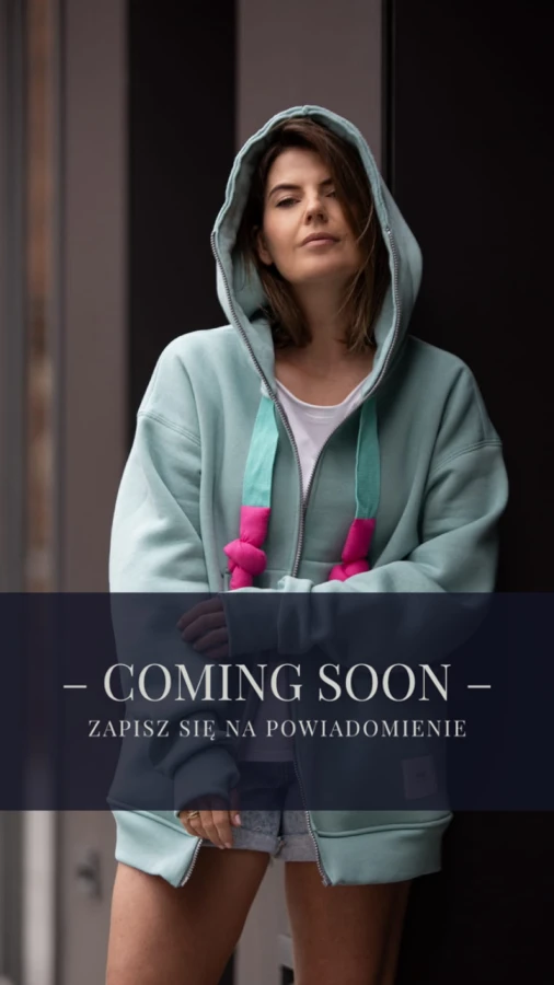 BLUZA MOJEGO CHŁOPAKA ROZPINANA/ BLUE SURF