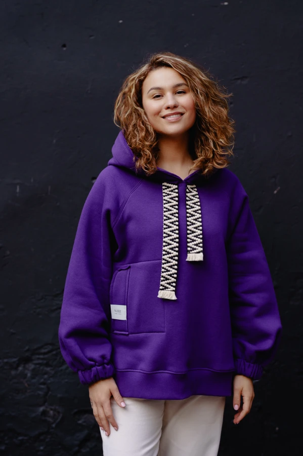NOWA BLUZA KISS / FIOLET FLUO