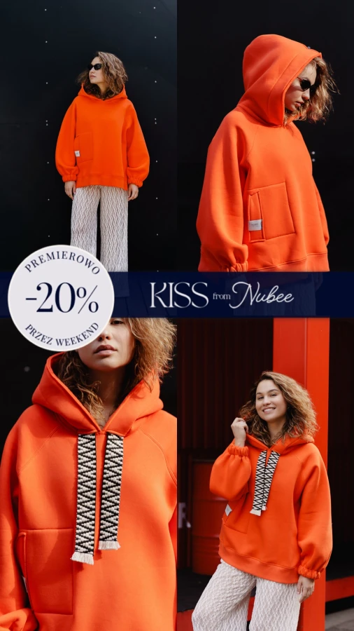 NOWA BLUZA KISS / ORANGE