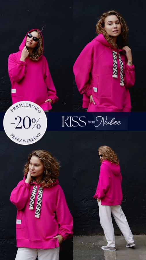 NOWA BLUZA KISS / FUKSJA