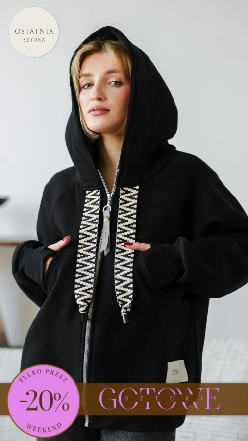 BLUZA KANG00 DŁUGA (62) CZARNY