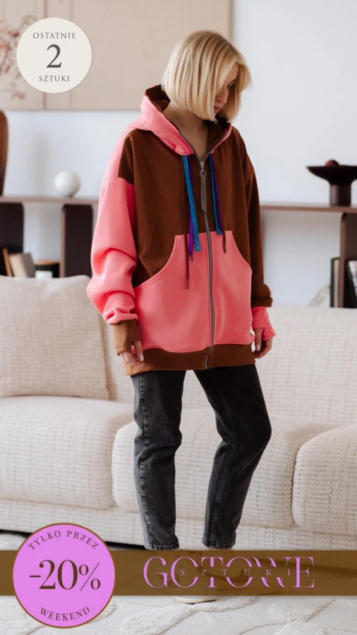 BLUZA MOJEGO CHLOPAKA ROZPINANA - MAGNOLIA & TOFFIE
