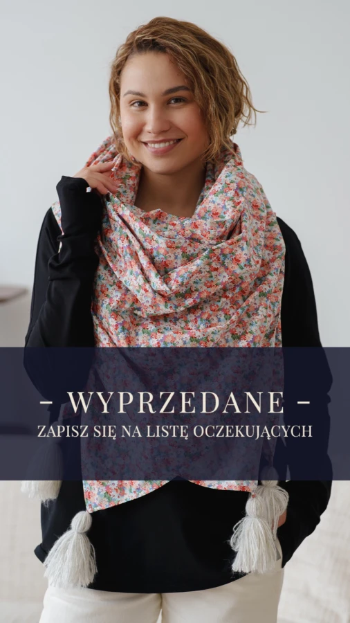 SZAL/CHUSTA HUGMEE 3 IN 1 ŁĄKA RÓŻOWA