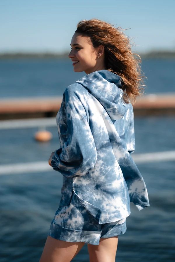 BLUZA KOSZULOWA FIKA MORSKA FALA