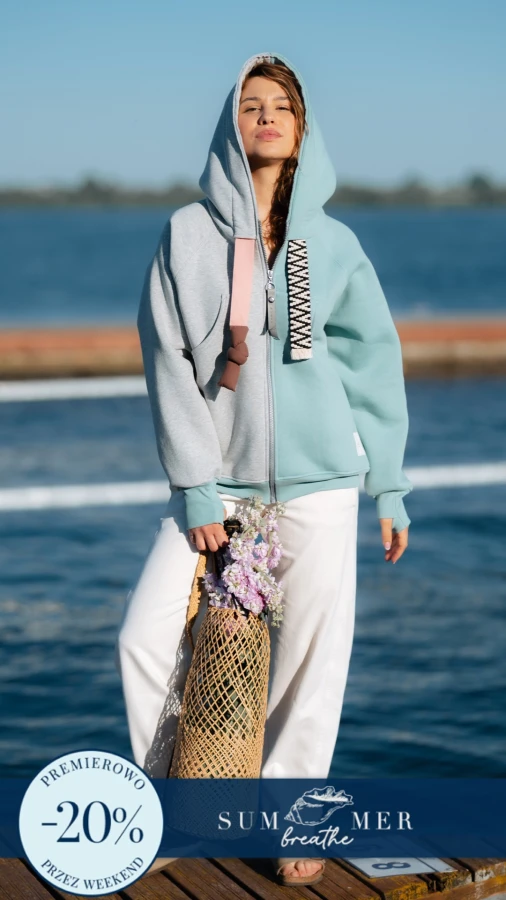BLUZA KANG00 DŁUGA (62) PÓŁ NA PÓŁ