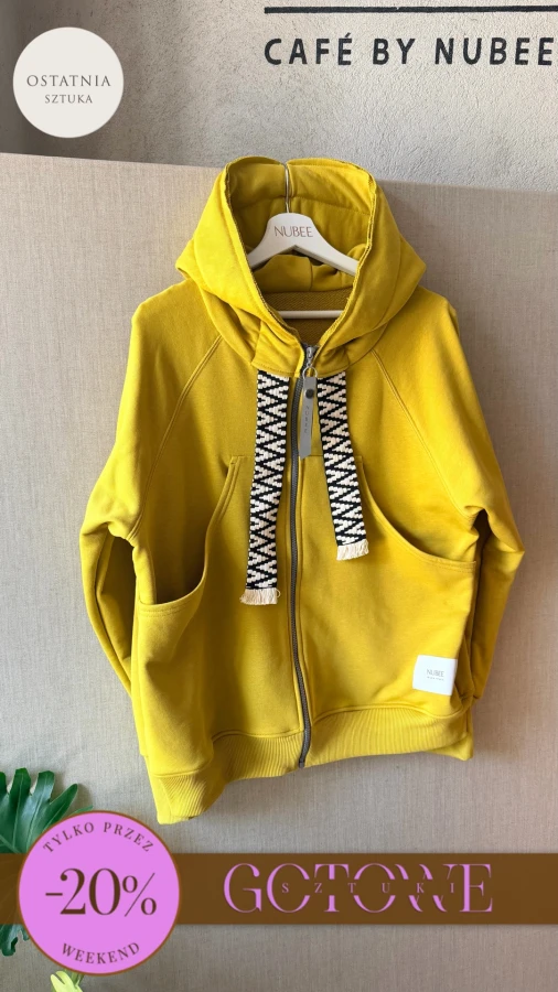 BLUZA KANG00 DŁUGA (62) GOLDEN LIME