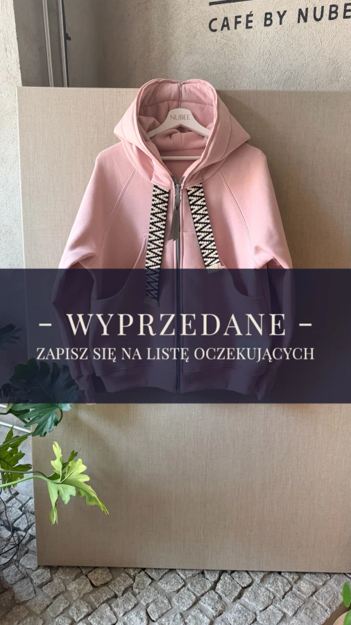 BLUZA KANG00 DŁUGA (62) SUBTELNY RÓŻ
