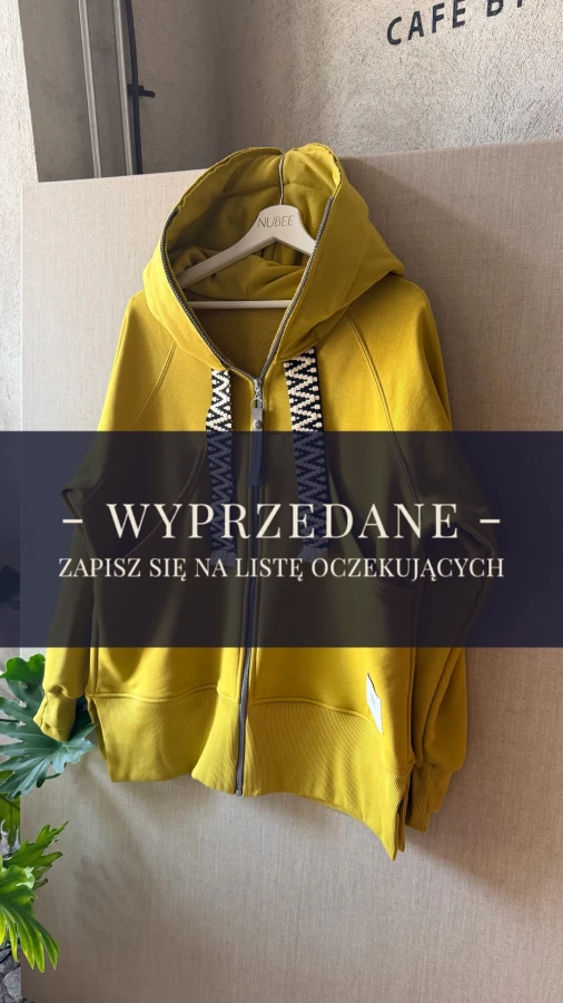 BLUZA KANG00 KRÓTKA - LIMONKA