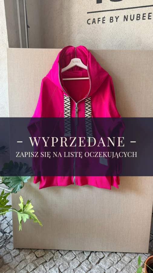 BLUZA KANG00 EXTEND - FUKSJA