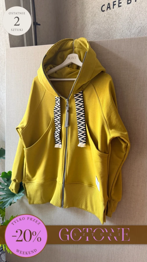 BLUZA KANG00 EXTEND - GOLEN LIME