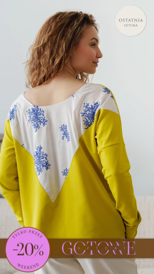 JUSIA LONGSLEEVE DO KARMIENIA V GOLDEN LIME