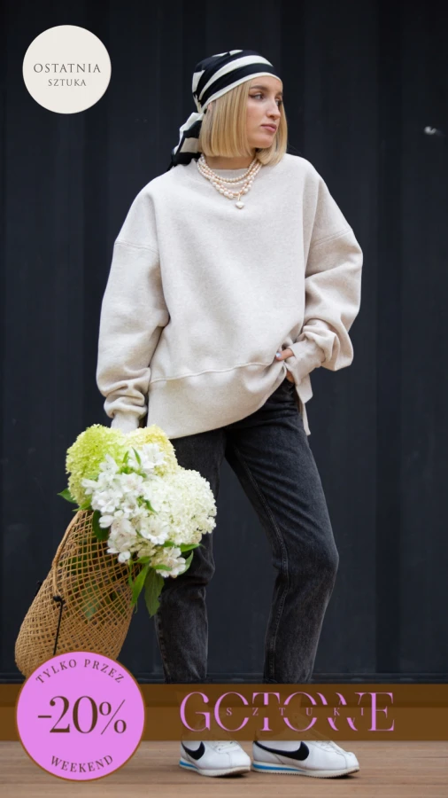BLUZA ANA Latte Melange