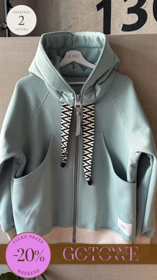  BLUZA KANG00 DŁUGA (62) - BLUE SURF
