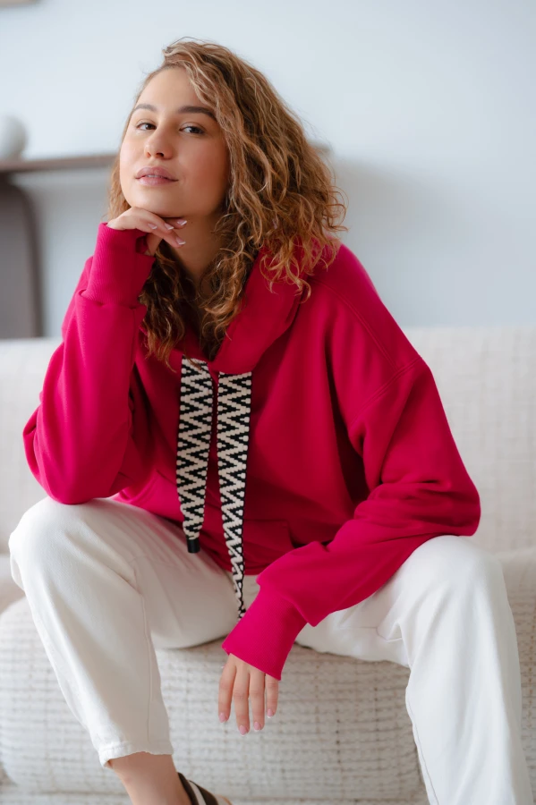 BLUZA MOJEGO CHŁOPAKA - FUKSJA