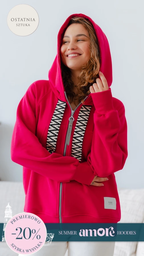 BLUZA KANG00 DŁUGA (62) FUKSJA