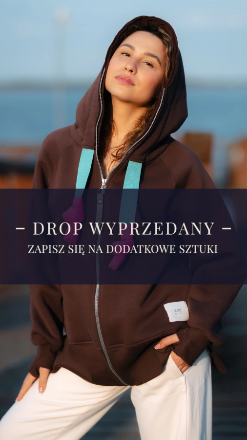 BLUZA KANG00 EXTEND - CZEKOLADA