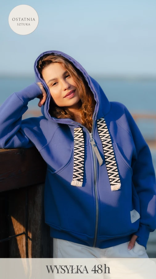 BLUZA ROZPINANA KANG00 (62) - VERY PERI