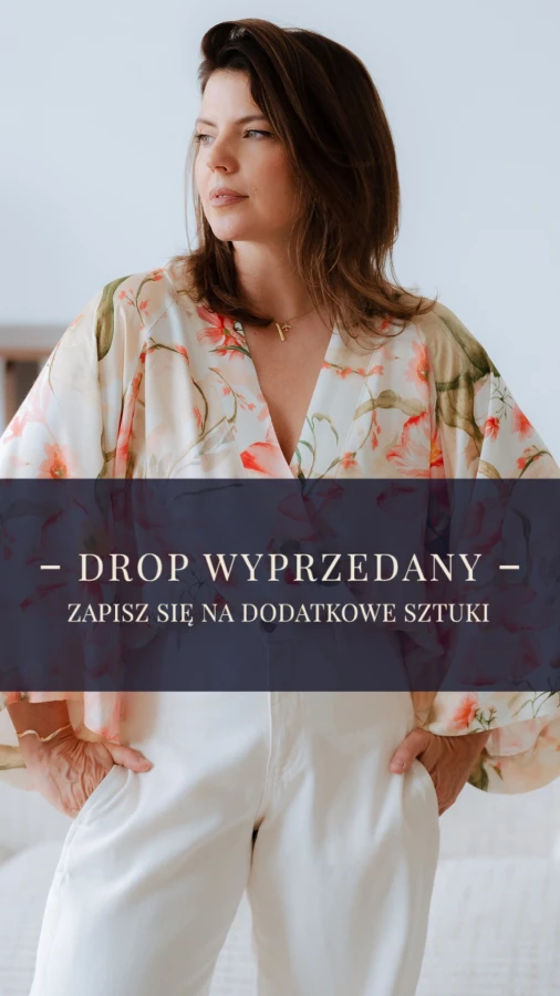 Kimono / Koszula Kimonowa – KWIATY AKWARELA