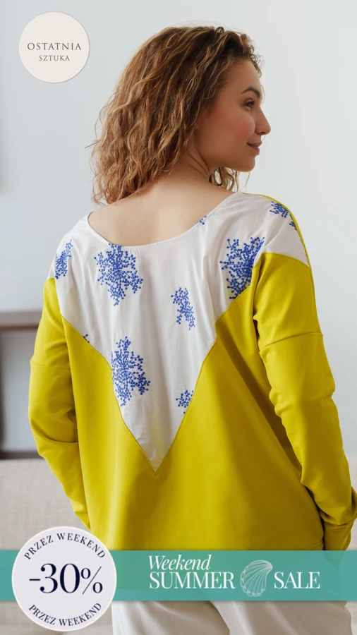JUSIA LONGSLEEVE DO KARMIENIA V GOLDEN LIME