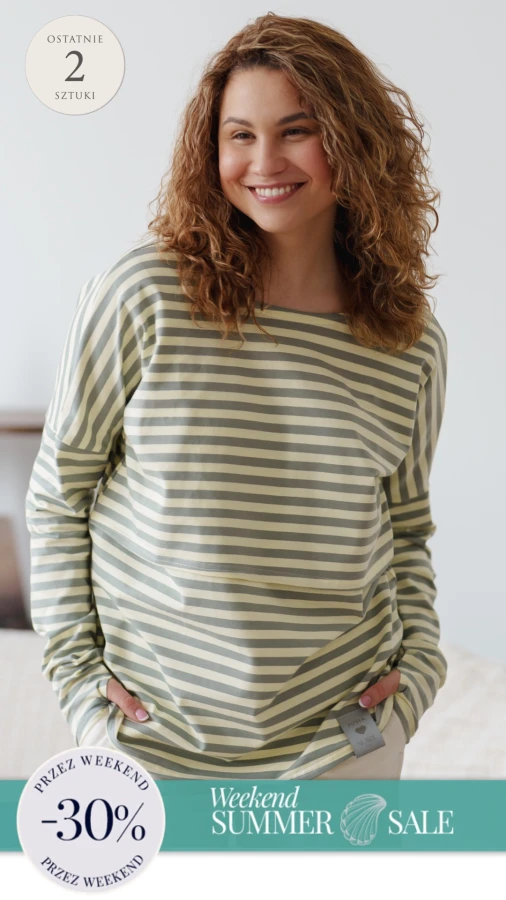 JUSIA LONGSLEEVE DO KARMIENIA PASKI CREAM & SZAŁWIA