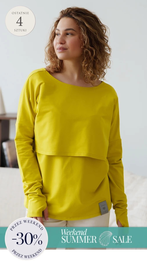 JUSIA LONGSLEEVE DO KARMIENIA GOLDEN LIME 