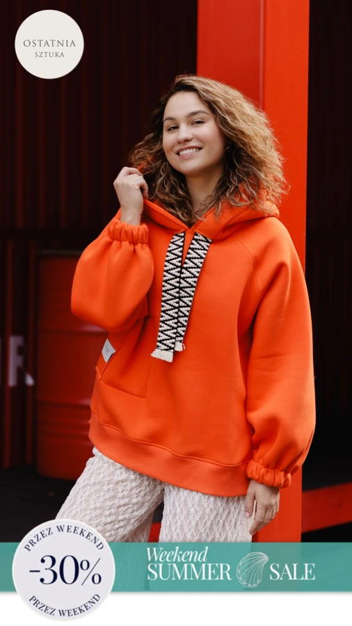 NOWA BLUZA KISS / ORANGE