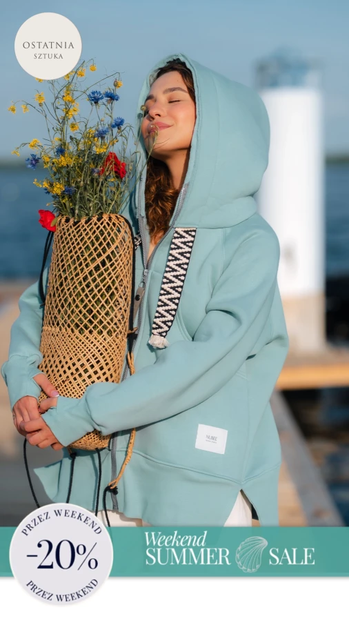 BLUZA KANG00 EXTEND - BLUE SURF