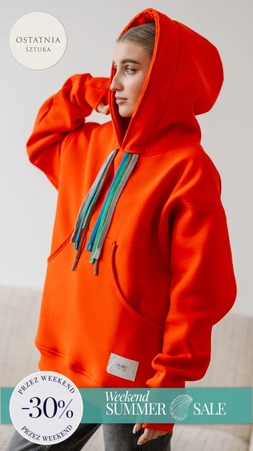BLUZA MOJEGO CHŁOPAKA POMARAŃCZ