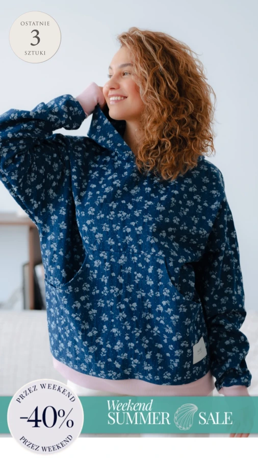 BLUZA MOJEGO CHŁOPAKA - DENIM