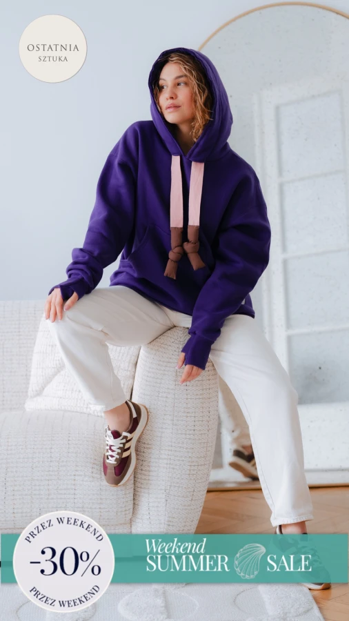 BLUZA MOJEGO CHŁOPAKA FIOLET FLUO