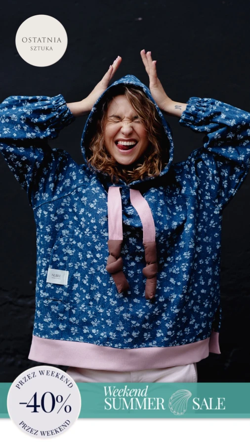 NOWA BLUZA KISS / DENIM