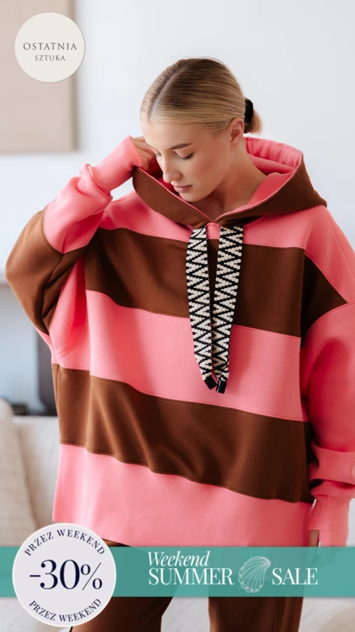 BLUZA KAPTUR ZERAYA - PASKI MAGNOLIA + TOFFIE