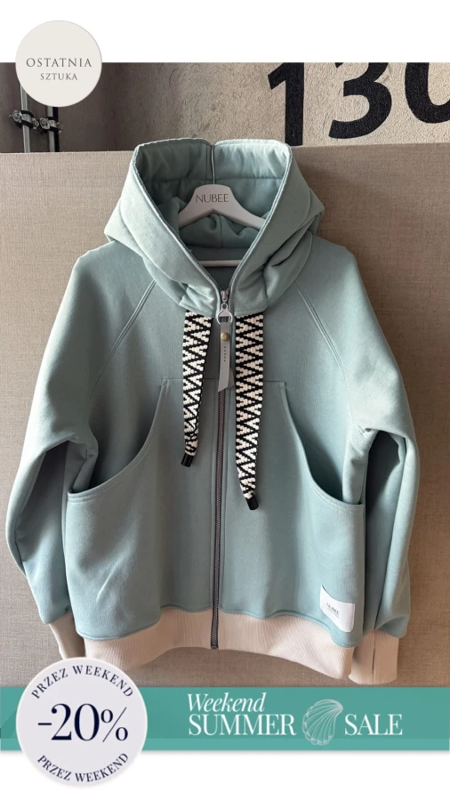  BLUZA KANG00 DŁUGA (62) - BLUE SURF