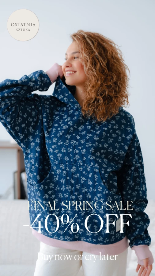 BLUZA MOJEGO CHŁOPAKA - DENIM