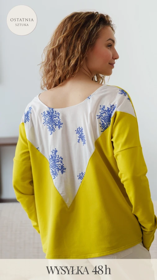 JUSIA LONGSLEEVE DO KARMIENIA V GOLDEN LIME