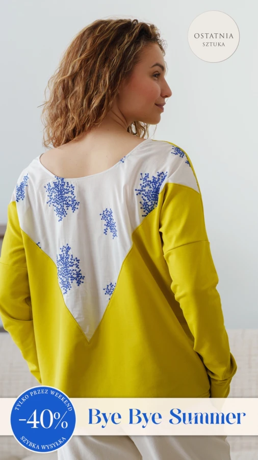 JUSIA LONGSLEEVE DO KARMIENIA V GOLDEN LIME