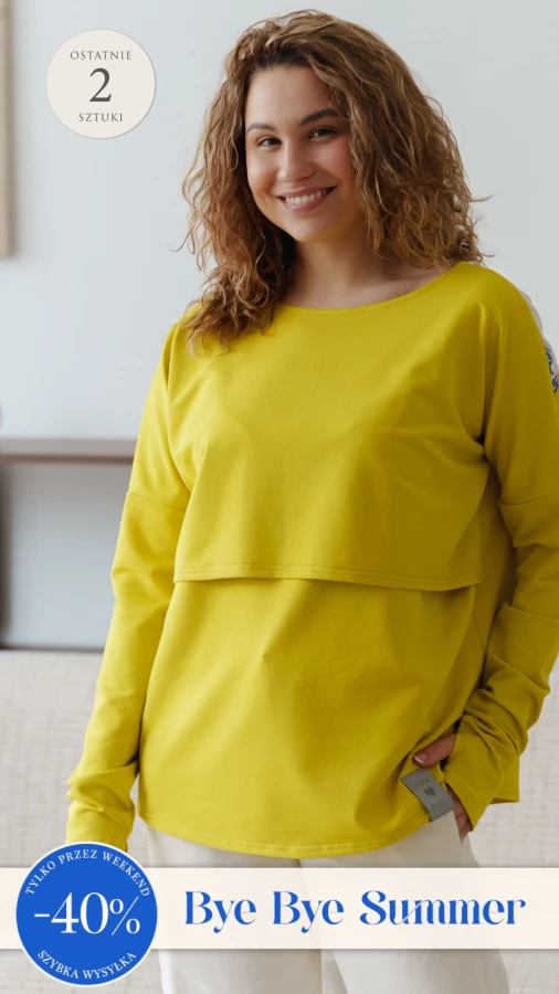 JUSIA LONGSLEEVE DO KARMIENIA GOLDEN LIME 