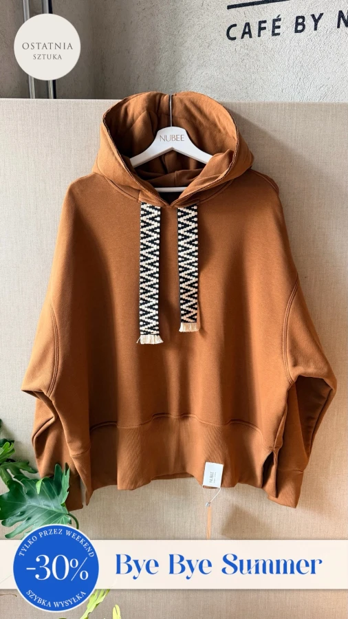 BLUZA KAPTUR ZERAYA SOTE - TOFFIE